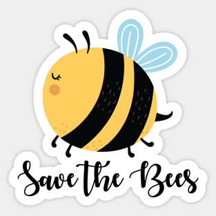 Save The Bees Sticker